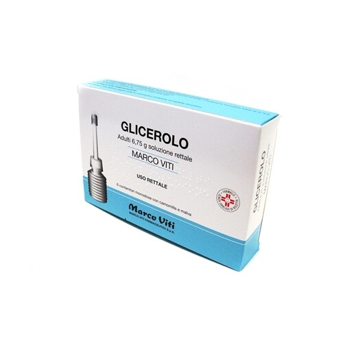 GLICEROLO (MARCO VITI)*AD 6 contenitori monodose 6,75 g soluz rett con camomilla e malva