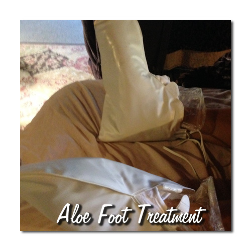 Aloe &amp; Castor Oil Foot Treatment