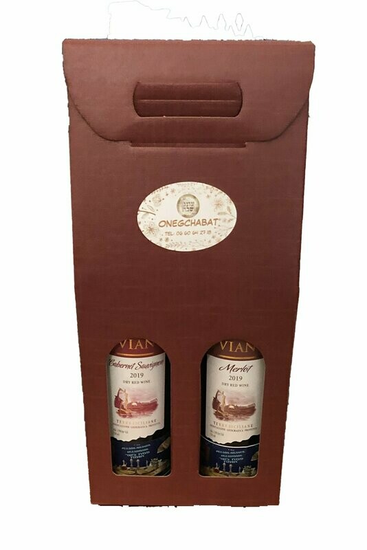 PRESENTOIR CADEAU VINS DOUBLE PRESENTOIR CADEAU VINS DOUBLE