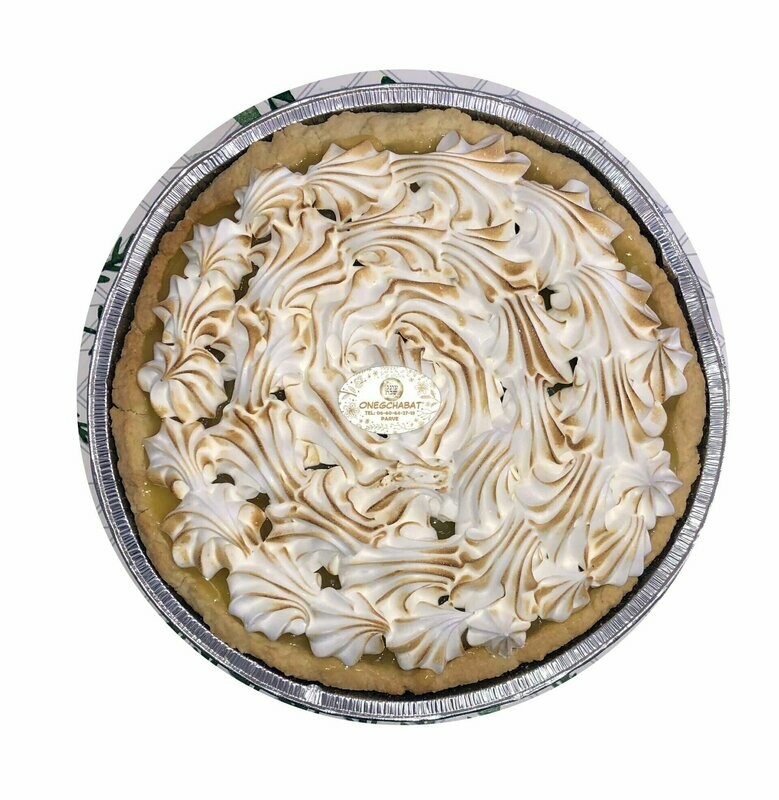 Tarte au citron meringuée 8 parts Tarte au citron meringuée 8 parts