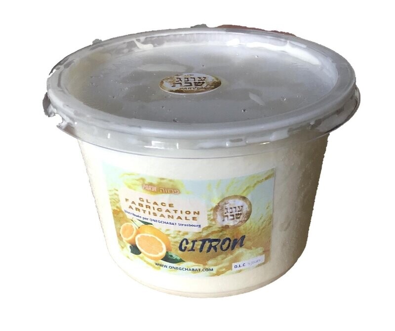 GLACE AU CITRON PARVE POT DE 500ML GLACE AU CITRON PARVE POT DE 500ML