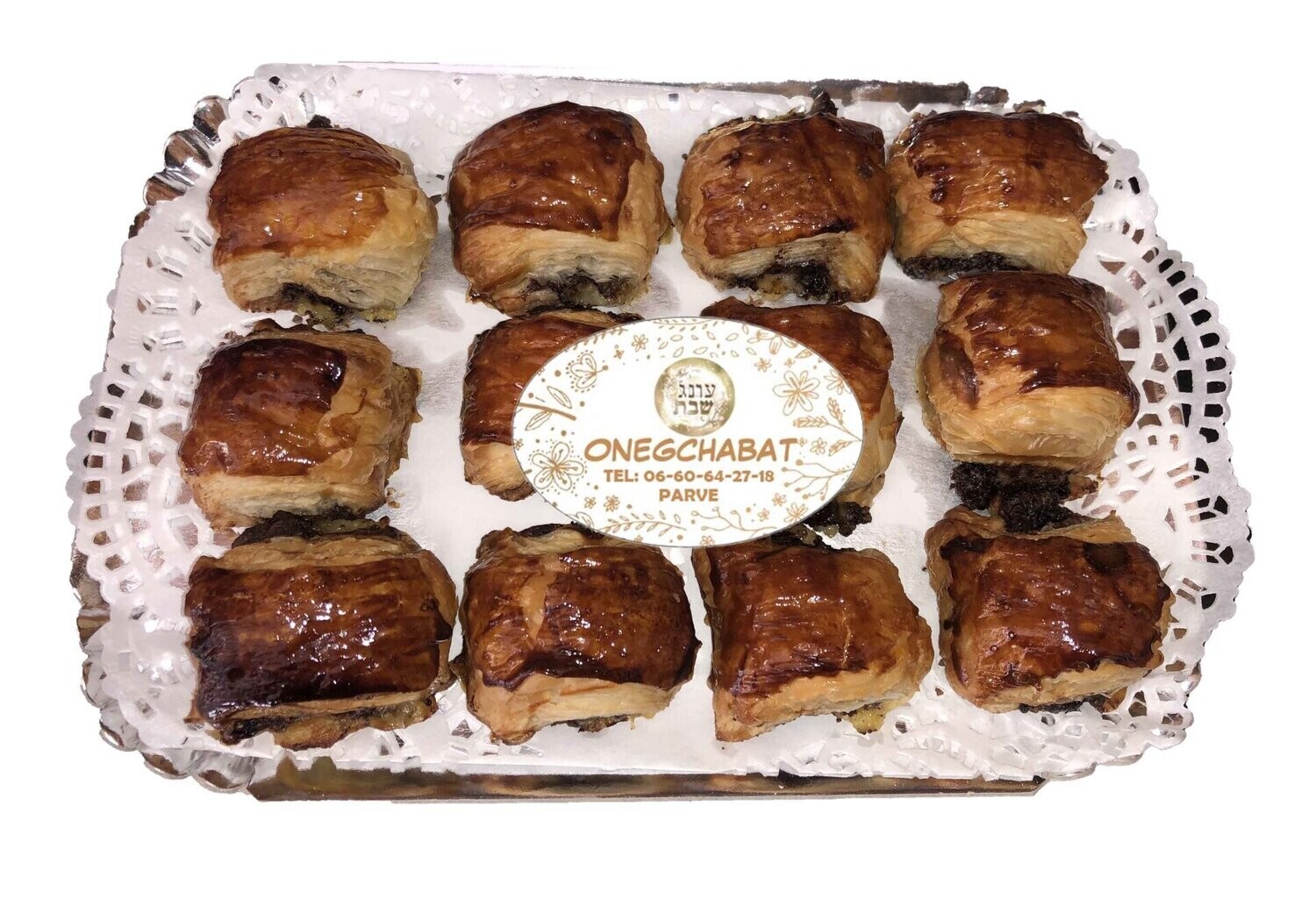 Plateau feuilleté chocolat crème
