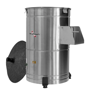 Peladora de papas industrial eléctrica. De acero inoxidable 10 Kg DB10 Skymsen