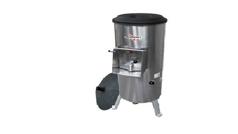 Peladora de papas Heavy Duty. De acero inoxidable 25 Kg DB25HD Skymsen