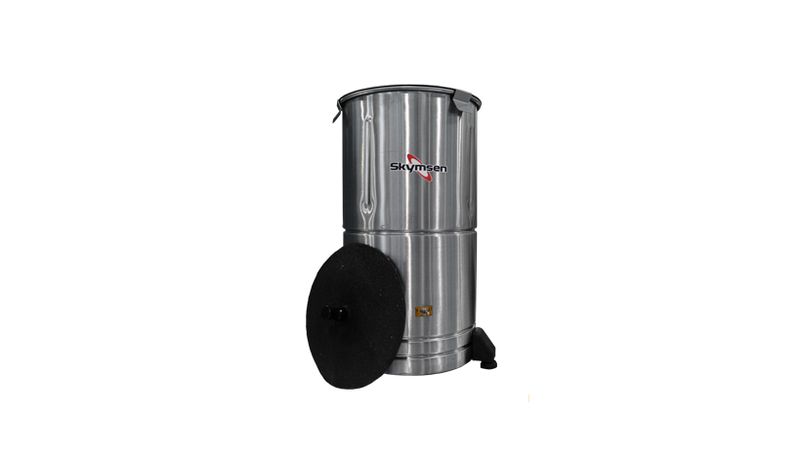 Peladora de papas industrial eléctrica. De acero inoxidable 6 Kg DB06 Skymsen
