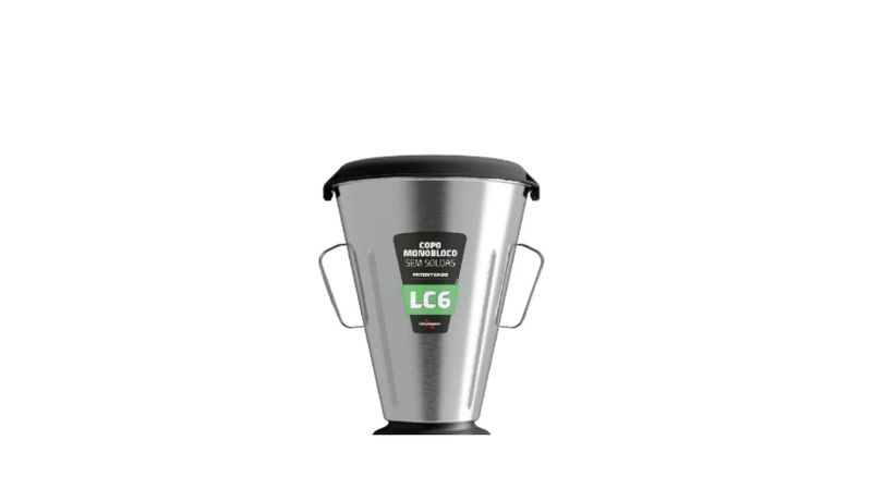 Licuadora comercial baja rotación. De acero inoxidable 6 lts  Skymsen