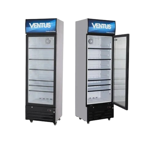 Expositor Ventus vertical puerta vidrio 360lts