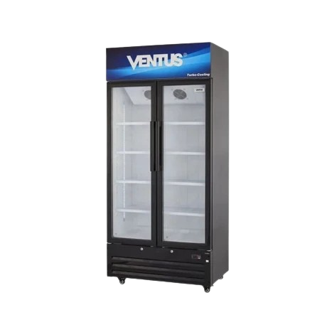 Expositor Ventus vertical 2 puerta vidrio 550lts