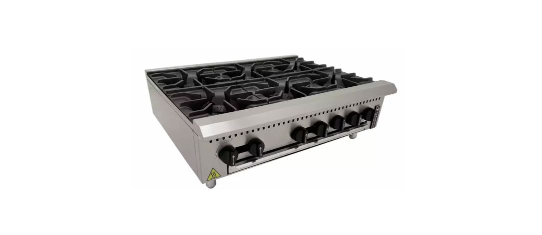 Anafe 6 hornallas venancio linea Prime