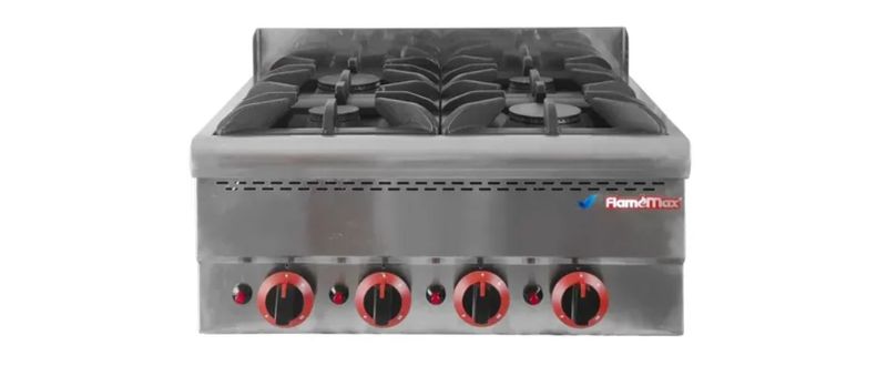 Anafe a gas 4  hornalla Flamemax