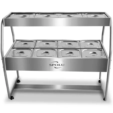 Mesas Buffet Calientes Spolu combinada 8y4