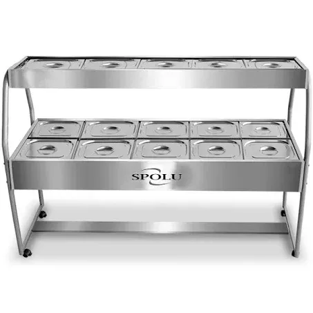 Mesas Buffet Calientes Spolu combinada 10y5