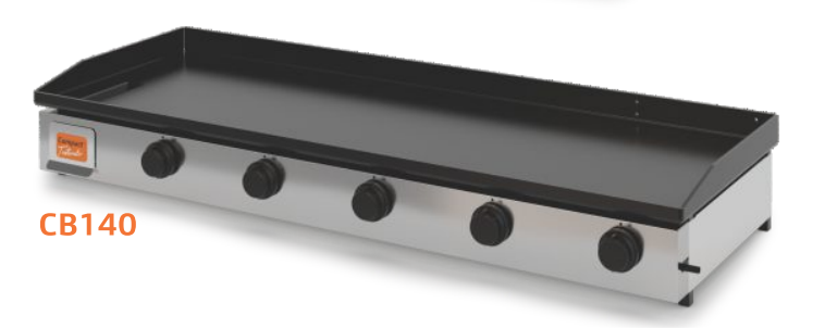 Plancha a gás 140cm 6Q Compact Tosado Brasil