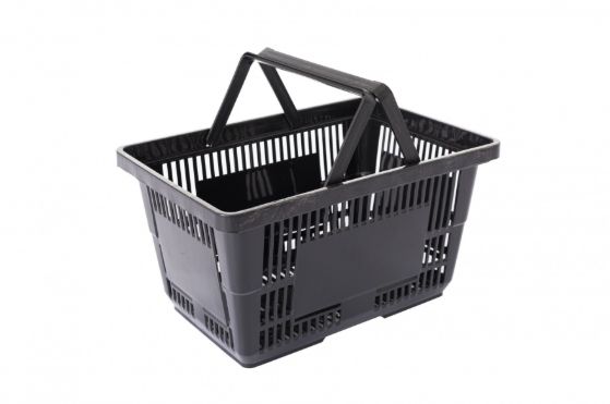 Canasto de mano color negro  430x300x230