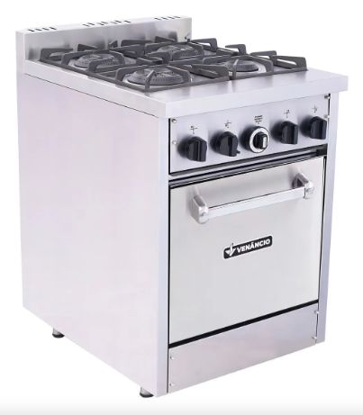 Cocina VENANCIO a 4 hornallas Don Bidone FDB4F