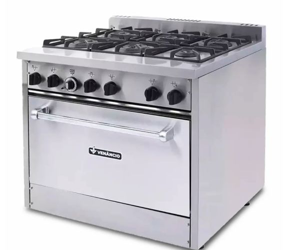 Cocina VENANCIO  6 hornallas Don Bidone FDB6F