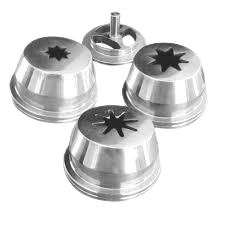 4 punteros para churros  15mm 22mm 23mm y relleno