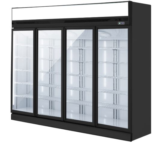FREEZER EXPOSITOR  ICCOLD TOP MOUNTED Expositor 4 puertas 2500lts FC-DF250A