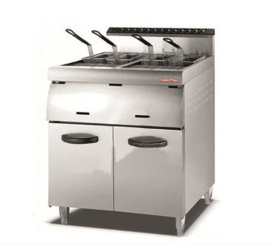 FRITADOR FLAMEMAX a gas  28lts+28lts 2 tanques 4 canastos HGF-70