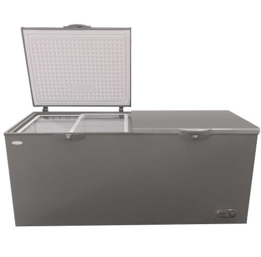Freezer  KUMA 423 L 2 tapas ciegas + 2 puertas de vidrio