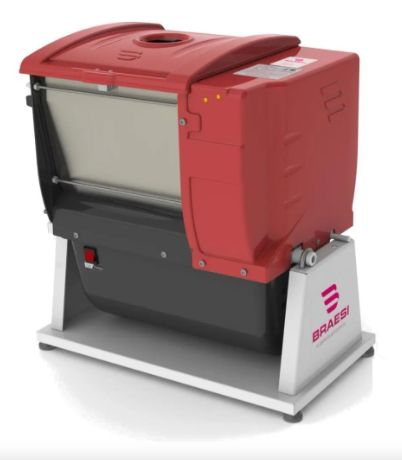 Amasadora BRAESI  cap 5Kg (3kg harina). Monofásica 220V. Motor 1/2HP.