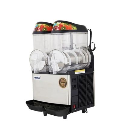 MAQUINA DE GRANIZADO VENTUS 2 CUBAS 12 LTS  c/u  MOD: VG-122A