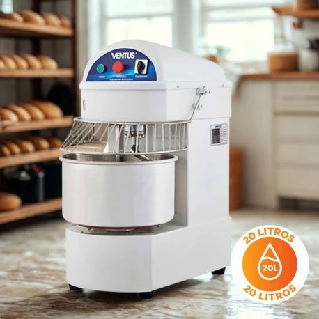 AMASADORA INDUSTRIAL VENTUS  20L PARA 8KG DE HARINA  C/ TIMER MOD  (VAM-20T)