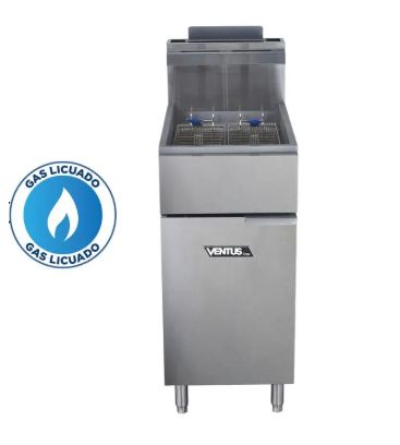 FRITADPR A GAS VENTUS 2 Canastos Gas Licuado MOD VFP-18Pro