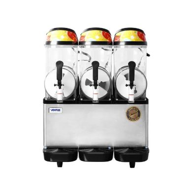 MAQUINA DE GRANIZADO 3 CUBAS VENTUS 12lts c/u con cenefa MOD VG-123A