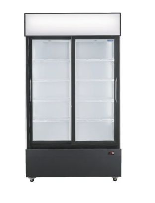 EXHIBIDOR VERTICAL  VENTUS 2 PTAS CORREDIZAS 800LTS MOD: VC-800L