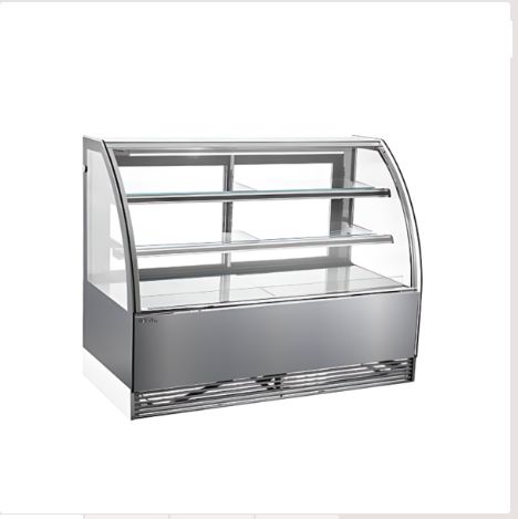 VITRINA CURVA VENTUS MEDIDA:1500x700x1200mm MOD: VP-1500C
