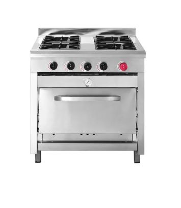 COCINA VENTUS A GAS 4 QUEMADORES INOX MOD: C4Q1HI / VCG4AI