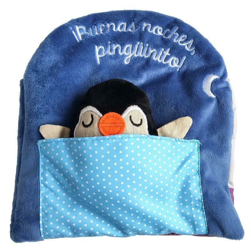 Libro tela: buenas noches pinguinito