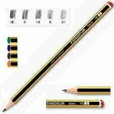 LAPIZ STAEDTLER NORIS, H,2H,B,2B