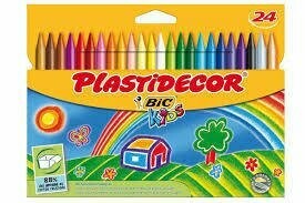 CERAS PLASTIDECOR 24 COLORES