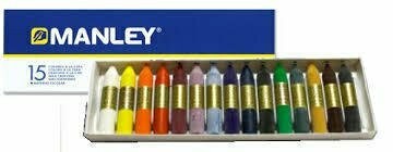 Ceras Manley 15 colores, Blandas