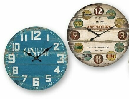 RELOJ PARED DAKOTA MADERA