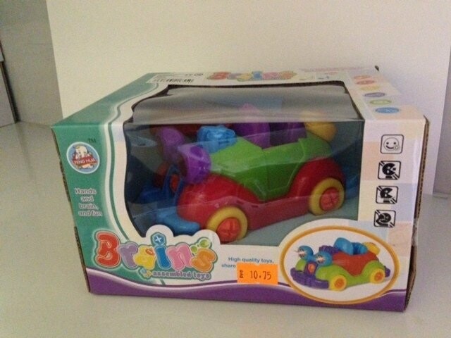 VEHICULO ENCAJABLE CON LUZ Y SONIDO