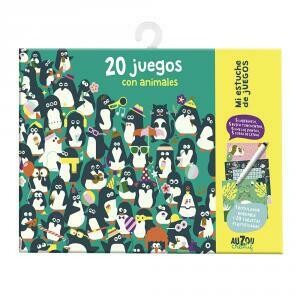 20 tarjetas Juegos de animales