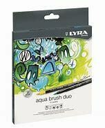 CAJA 12 ROTULADORES AQUA BRUSH DUO LYRA