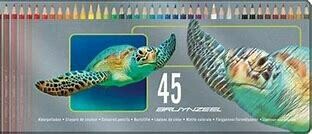 CAJA METAL 45 LAPICES COLORES BRUYNZEEL