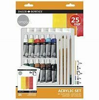 SET ACRILICOS 25 PZAS. DAILER ROWNEY