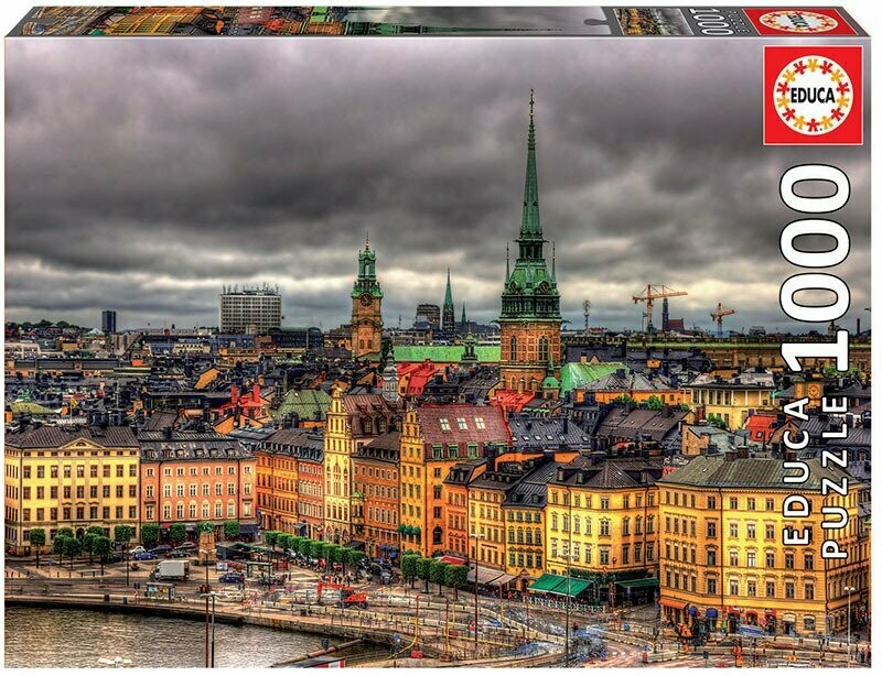 PUZZLE 1000 VISTAS DE ESTOCOLMO, SUECIA