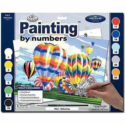 PINTANDO POR NUMEROS GLOBOS AEROSTATICOS