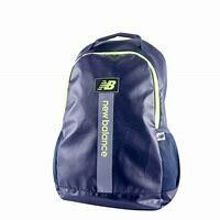 MOCHILA NEW BALANCE RESINADA AZUL-VERDE LIMA