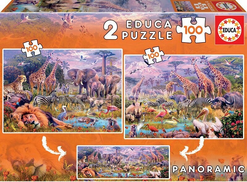 2×100 Animales salvajes