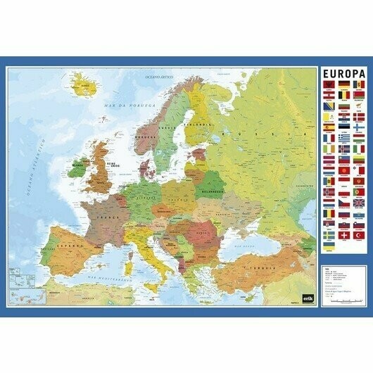 VADE SOBREMESA MAPA DE EUROPA