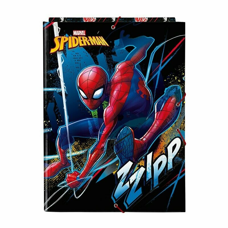 CARPETA FOLIO 3 SOLAPAS SPIDER-MAN "GO HERO"