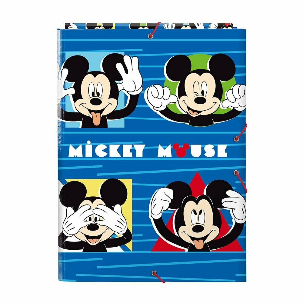 CARPETA FOLIO 3 SOLAPAS MICKEY MOUSE "ME TIME"