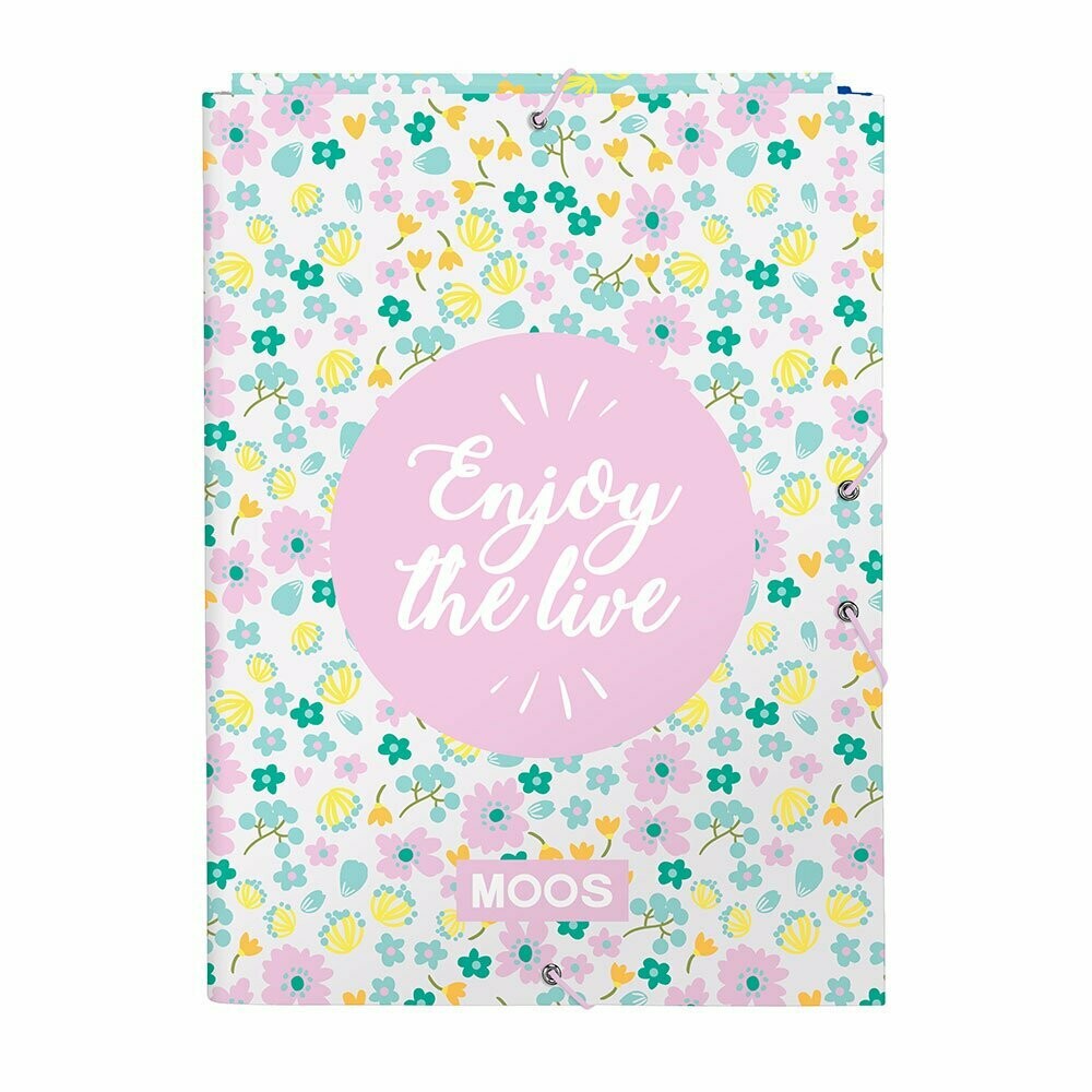 CARPETA FOLIO 3 SOLAPAS MOOS "LIBERTY"
